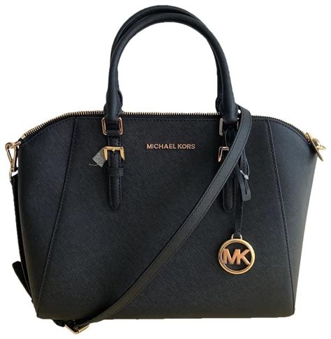 michael kors ciera tote|Ciara Large Saffiano Leather Satchel .